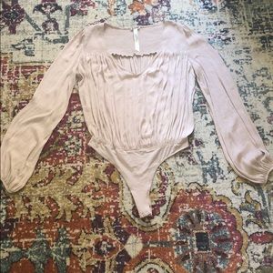Free People Blush Bodysuit